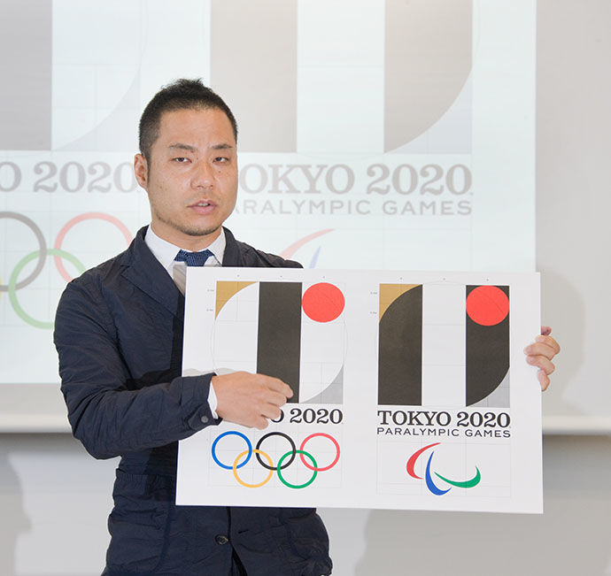 东京奥运标志设计师公开全套原创字体 佐野研二郎解释标志产生故事