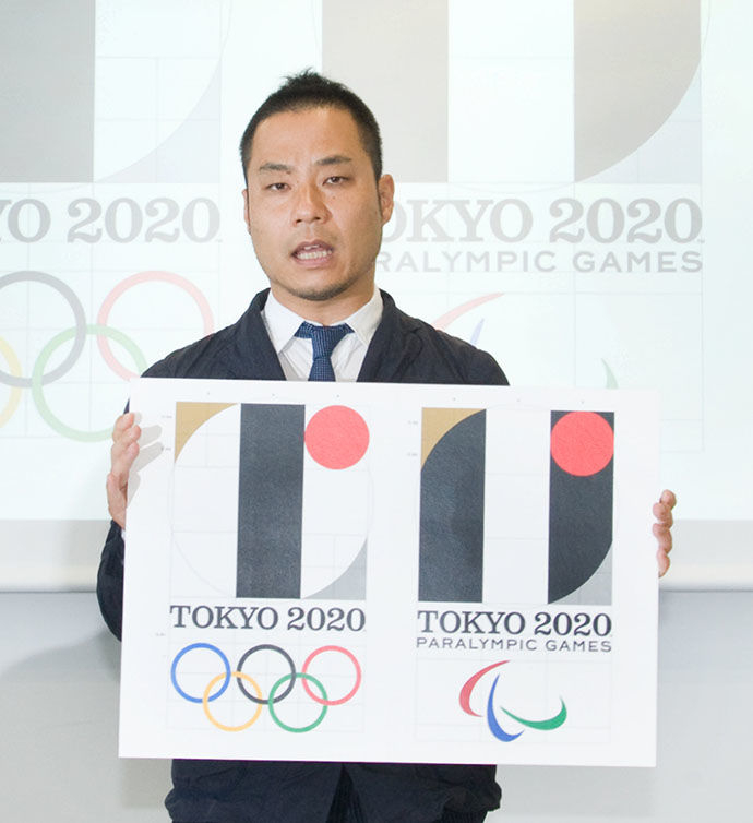 东京奥运标志设计师公开全套原创字体 佐野研二郎解释标志产生故事